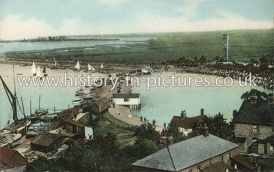 Marine Lake and Pronenade, Maldon, Essex. c.1905